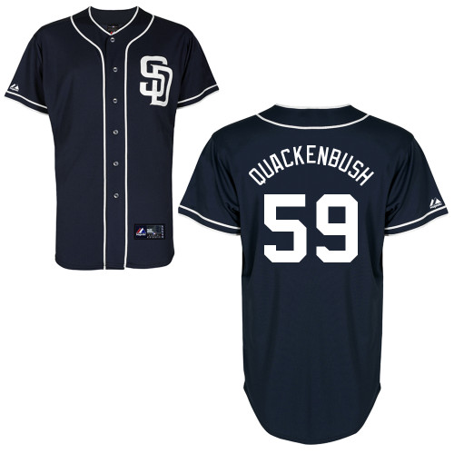 Kevin Quackenbush #59 mlb Jersey-San Diego Padres Women's Authentic Alternate 1 Cool Base Baseball Jersey